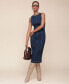 Women's Sleeveless Denim Midi Dress