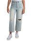 Juniors' Button-Fly Wide Leg Jeans