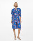 Фото #1 товара Women's Printed Bow Dress