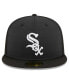 Фото #4 товара Men's Black Chicago White Sox Quilt 59FIFTY Fitted Hat