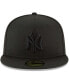 Фото #4 товара Men's Black New York Yankees Primary Logo Basic 59FIFTY Fitted Hat