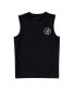 Фото #1 товара Toddler, Child Boys Black Surf Sustainable Sleeveless Rash Top