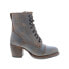 Bed Stu Judgement F385001 Womens Gray Leather Lace Up Casual Dress Boots 6.5 - фото #1