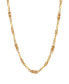 Фото #1 товара 2028 14K Gold Plated Link Knot Chain Necklace
