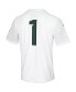 Фото #2 товара Men's #1 White Michigan State Spartans Untouchable Game Jersey