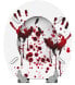 Фото #12 товара WC-Sitz mit Absenkautomatik Blood Hands