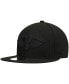 ფოტო #1 პროდუქტის Men's New Orleans Pelicans Black On Black 9Fifty Snapback Hat