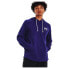 UNDER ARMOUR Rival Terry hoodie Sonar Blue / Onyx White, S - фото #2