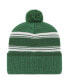 ფოტო #2 პროდუქტის Men's Green New York Jets Fadeout Cuffed Knit Hat with Pom