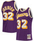 Фото #1 товара Men's Magic Johnson Purple Los Angeles Lakers 1984-85 Hardwood Classics Swingman Player Jersey