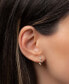 ფოტო #2 პროდუქტის Diamond Multi-Cut Small Huggie Hoop Earrings (3/8 ct. t.w.) in 14k Gold, 0.5"