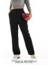 Фото #1 товара ASOS DESIGN Petite slim trousers in black