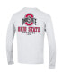 ფოტო #4 პროდუქტის Men's White Ohio State Buckeyes Team Stack 3-Hit Long Sleeve T-shirt