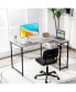 Фото #2 товара 48'' Reversible L Shaped Computer Desk Home Office Table