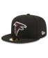 Men's Black Atlanta Falcons Main Patch 59FIFTY Fitted Hat