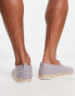 Loyalty and Faith ribbed slip on espadrilles in grey