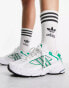 adidas Originals Response CL trainers in white and green