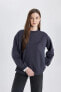 Regular Fit Uzun Kollu Sweatshirt Tunik B9446ax24sp