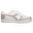 Фото #1 товара Diadora Magic Basket Low Icona Lace Up Womens Beige, White Sneakers Casual Shoe