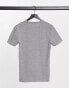 ASOS DESIGN 3 pack muscle fit t-shirt with crew neck in white, grey marl and black