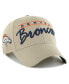 Фото #1 товара Men's Khaki Denver Broncos Atwood MVP Adjustable Hat