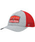 Фото #1 товара Men's Heathered Gray and Red Tampa Bay Buccaneers Motivator Flex Hat