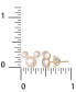 ფოტო #4 პროდუქტის Children's Cultured Freshwater Pearl Mouse Stud Earrings in 14k Gold
