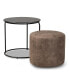 Kira Ottoman & End Table Set