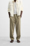 COTTON - LINEN TROUSERS