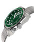 ფოტო #2 პროდუქტის Men's Xo Submarine Swiss Automatic Silver-Tone Stainless Steel Bracelet Watch 44mm