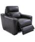 Фото #4 товара Gabrine Leather Power Recliner, Created for Macy's