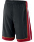 Фото #3 товара Men's Black 2019/20 Miami Heat Icon Edition Swingman Shorts