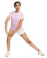 Футболка Nike женская Dri-FIT Pink Rise/pure/heather/white, M - фото #2