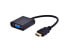 4XEM 4XHDMIVGAFAB HDMI To VGA Adapter - Black