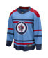 Фото #2 товара Men's Light Blue Winnipeg Jets Anniversary Premier Breakaway Jersey