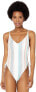 Roxy Women's 238432 Print Beach Classics Fashion One Piece Swimsuit Size M