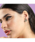 ფოტო #2 პროდუქტის Women's Crystal Butterfly Stud Earrings