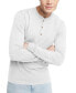 Фото #1 товара Men's Originals Tri-Blend Long Sleeve Henley T-shirt