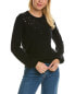 Фото #1 товара Autumn Cashmere Sequin Pointelle Cashmere Sweater Women's Black S