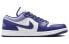 Кроссовки Jordan Air Jordan 1 Low Covered In Purple Tones 553558-515