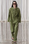 Фото #1 товара Брюки в пижамном стиле из жатого льна — zw collection ZARA