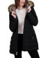 ფოტო #8 პროდუქტის Women's Faux-Fur-Trim Hooded Puffer Coat