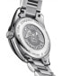 ფოტო #5 პროდუქტის Women's Swiss Conquest Classic Diamond (5/8 ct. t.w.) Stainless Steel Bracelet Watch 29mm