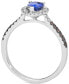 Blueberry Tanzanite (1/2 ct. t.w.) & Diamond (1/3 ct. t.w.) Ring in 14k White Gold