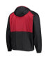 Фото #3 товара Men's Black, Cardinal Arkansas Razorbacks Flash Forward Hoodie Full-Zip Lightweight Windbreaker