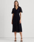 ფოტო #2 პროდუქტის Women's Belted Georgette Dress