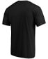 Men's Black Pittsburgh Penguins Team Primary Logo T-shirt Черный, M - фото #3