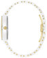 ფოტო #2 პროდუქტის Women's Millennia Diamond Accent White Ceramic Bracelet Watch 35mm