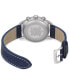 Men's Swiss Chronograph DS Pilot Blue Strap Watch 43mm