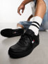 Фото #7 товара Tommy Jeans retro basket essential trainers in black